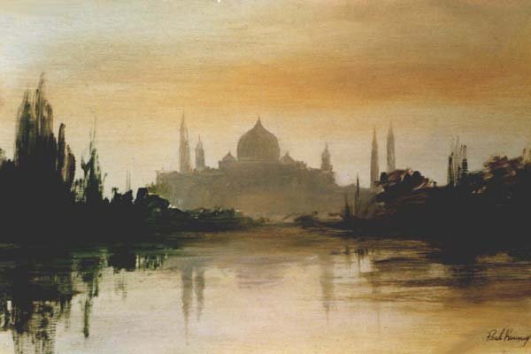 Morning at Agra, India